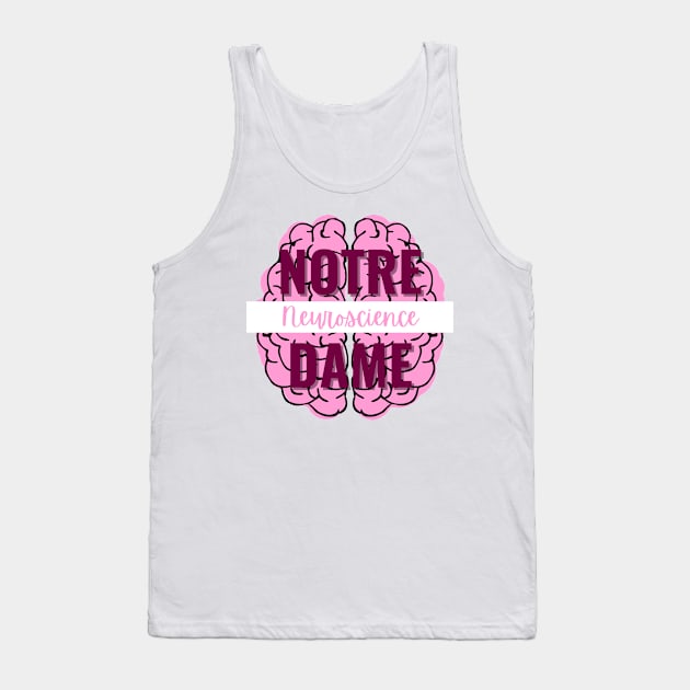 Notre Dame Neuroscience Tank Top by vickykuprewicz